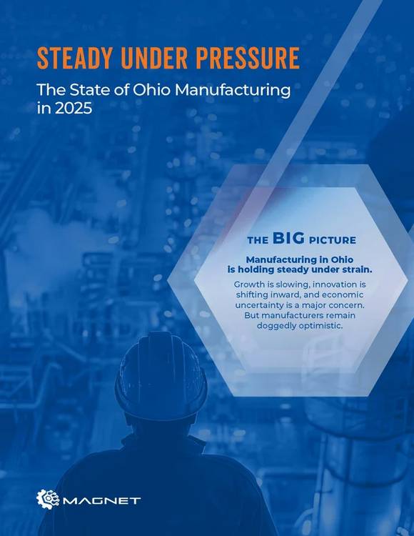 'Tariffs and Turbulence: How Ohio Manufacturers Are Navigating a Shifting Trade Landscape' is a special report in MAGNET's Manufacturing Survey.